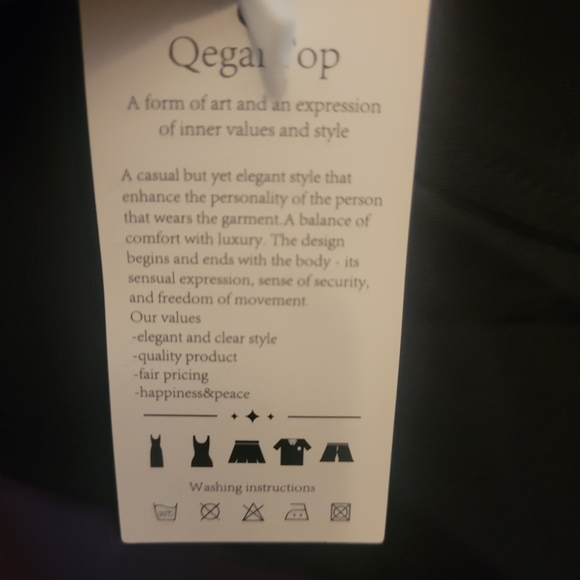 Elegant Black V-Neck Women's Tie Front Top. Size L - Picture 4 of 6